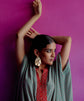 Metallic Drop Earrings