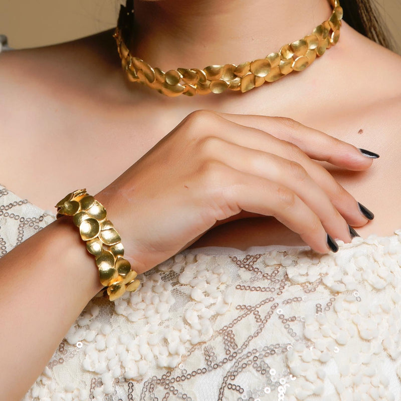 Leaf Shaped Adjustable Bracelet