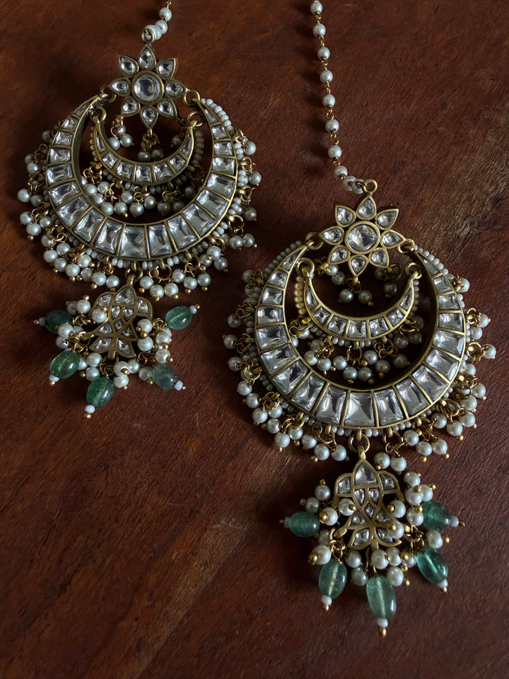 Pachi Jadau Kundan Earring