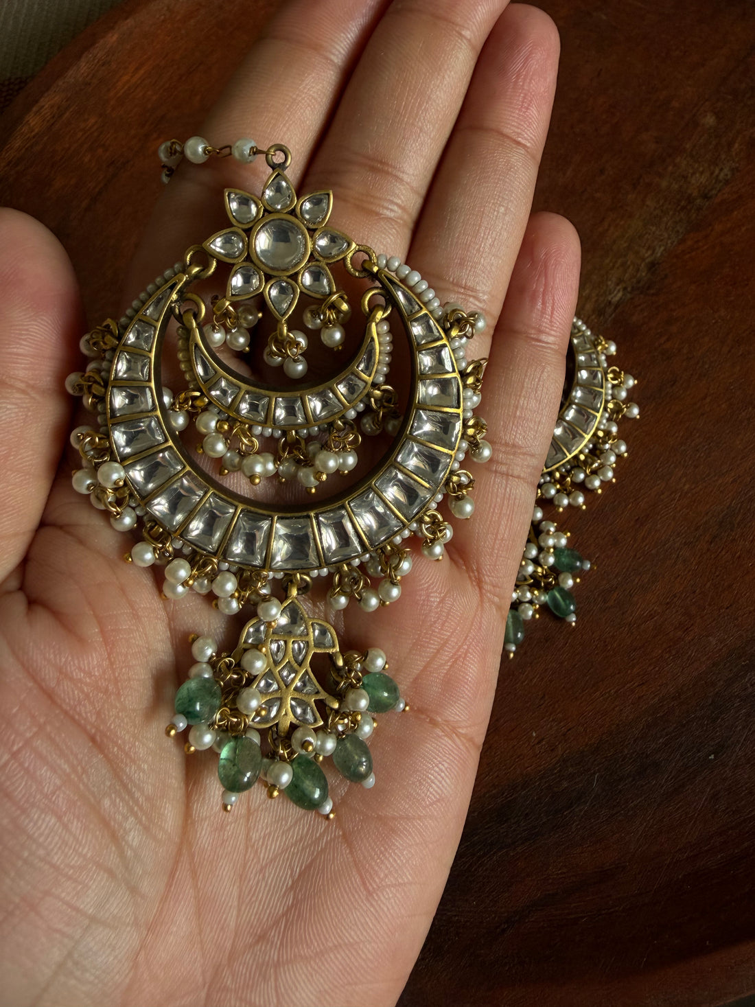 Pachi Jadau Kundan Earring