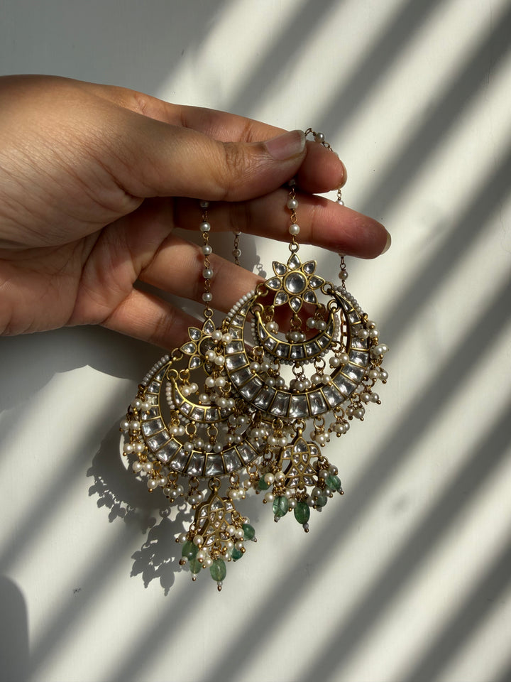 Pachi Jadau Kundan Earring