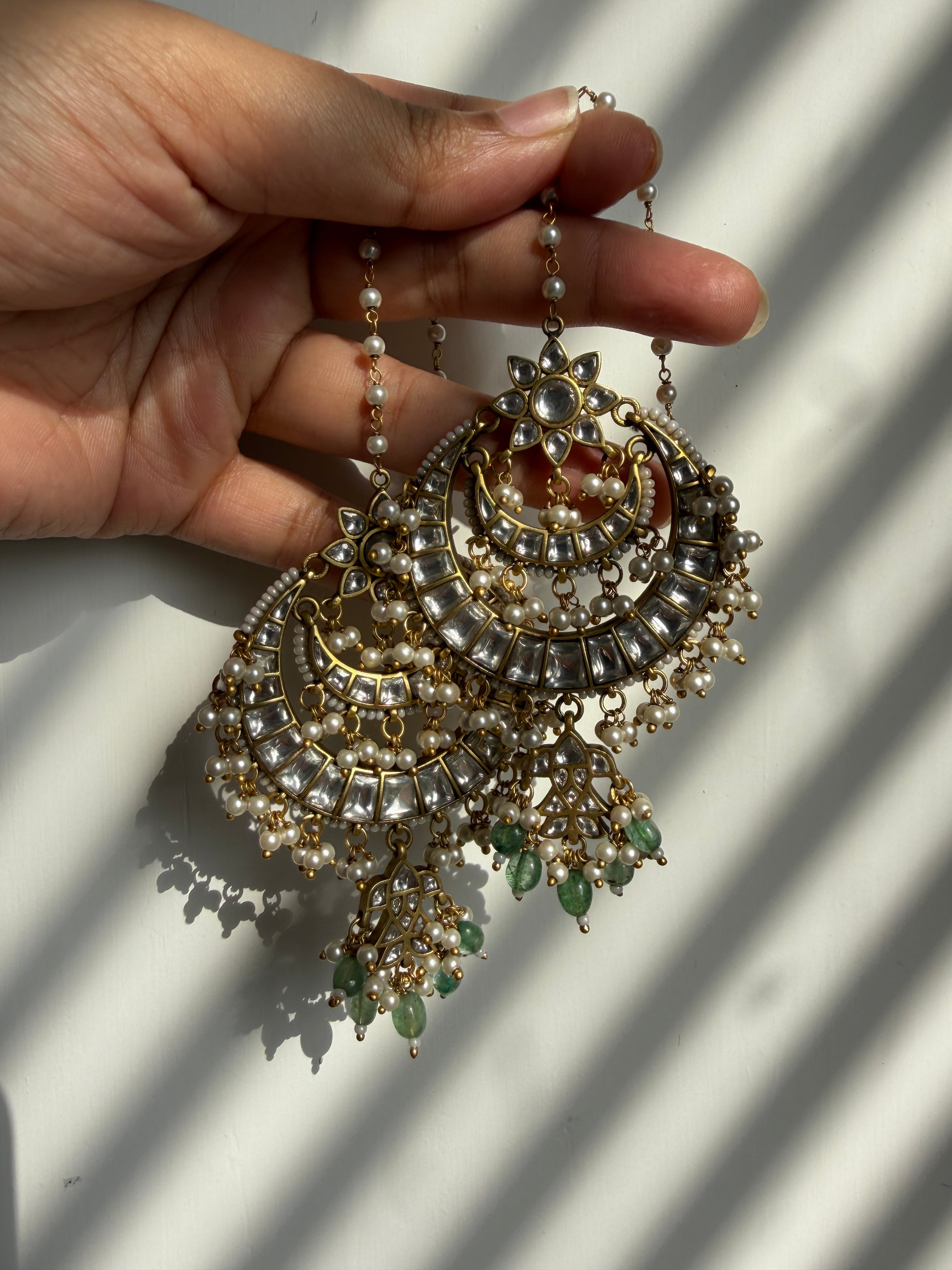 Pachi Jadau Kundan Earring