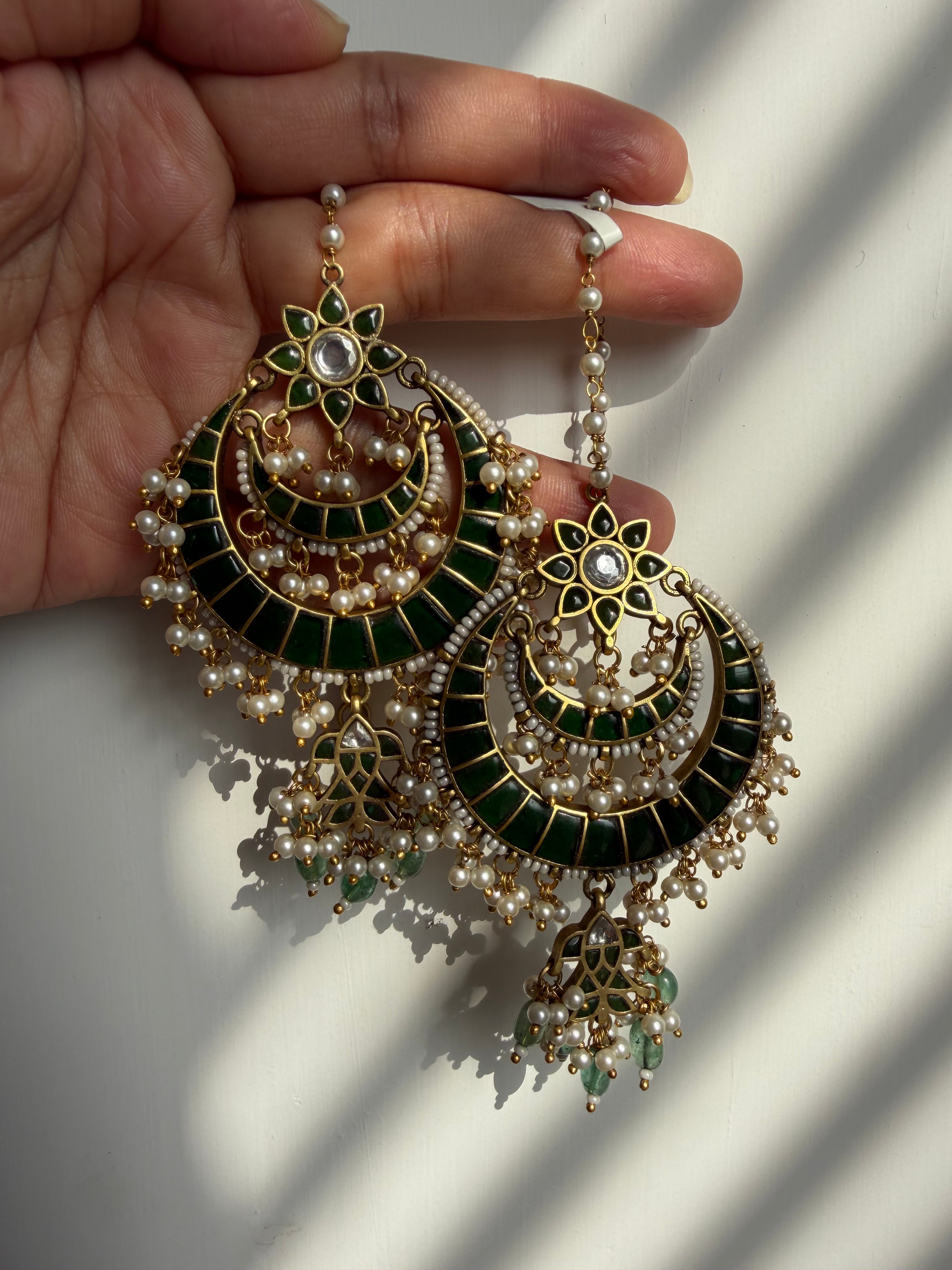 Pachi Jadau Kundan Earring
