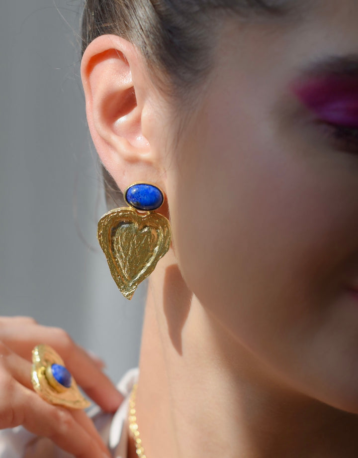 Heart statement Earrings