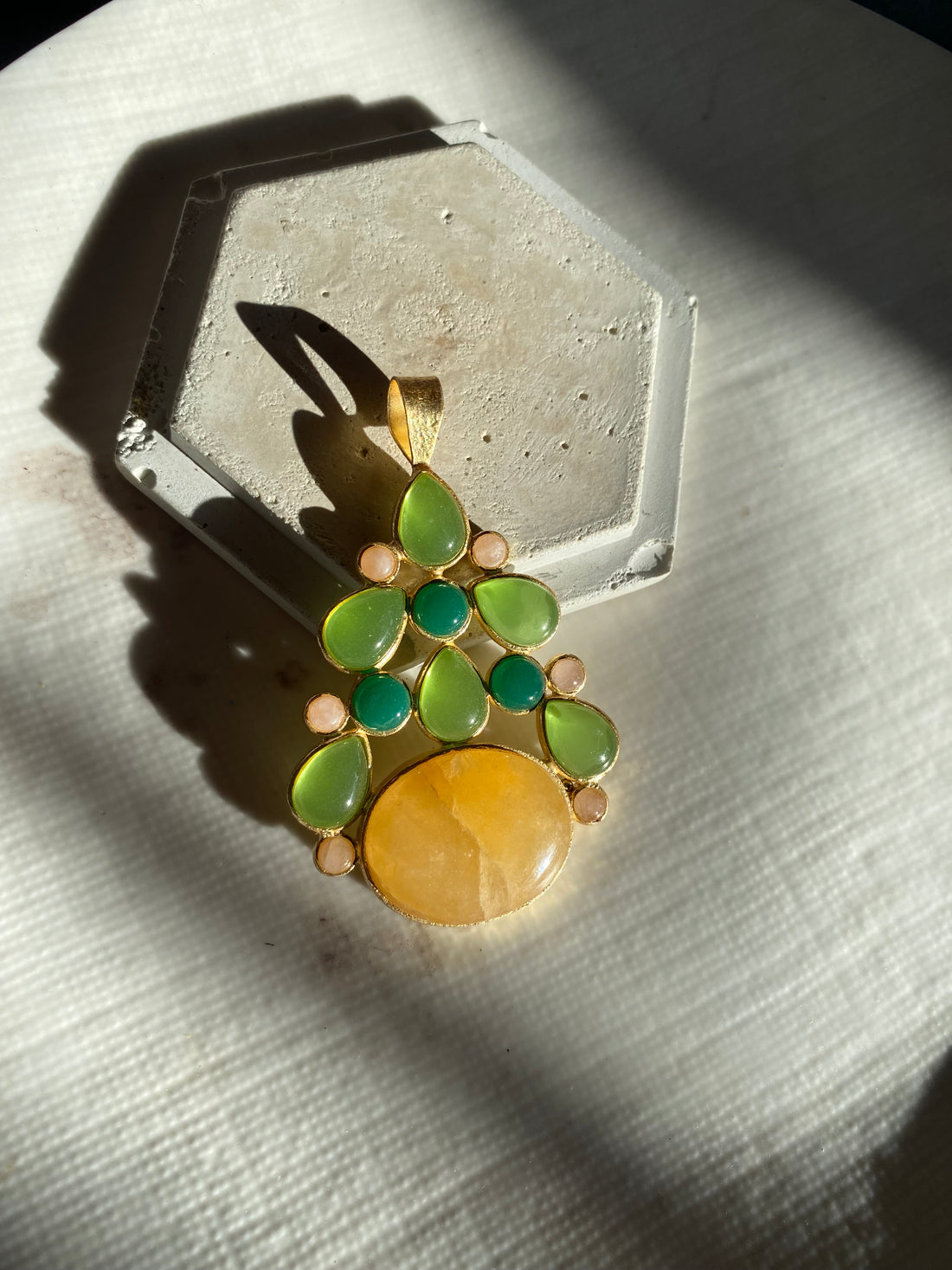 Orange Pearl Pendant