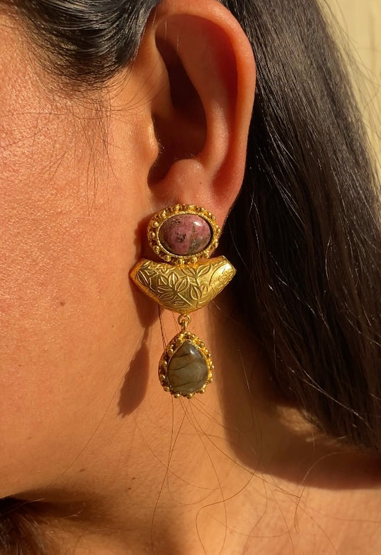 Heavenly pink earrings
