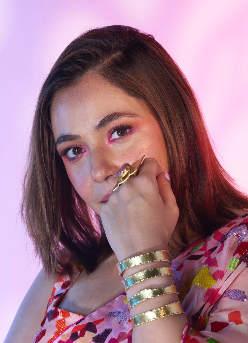 Adjustable Bracelet gold with Manvi Gangaroo