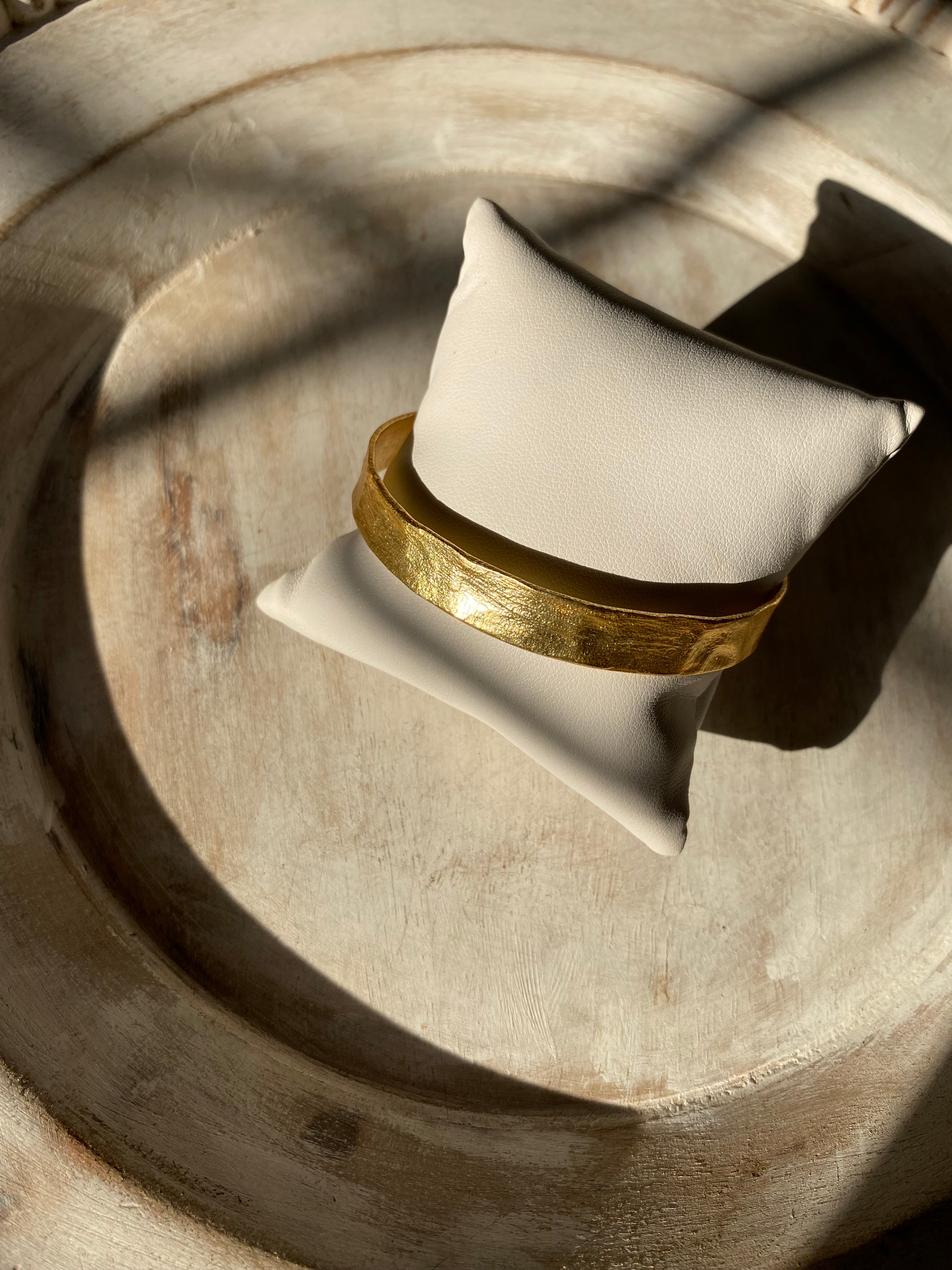 Buy Plain gold-tone kada for women 