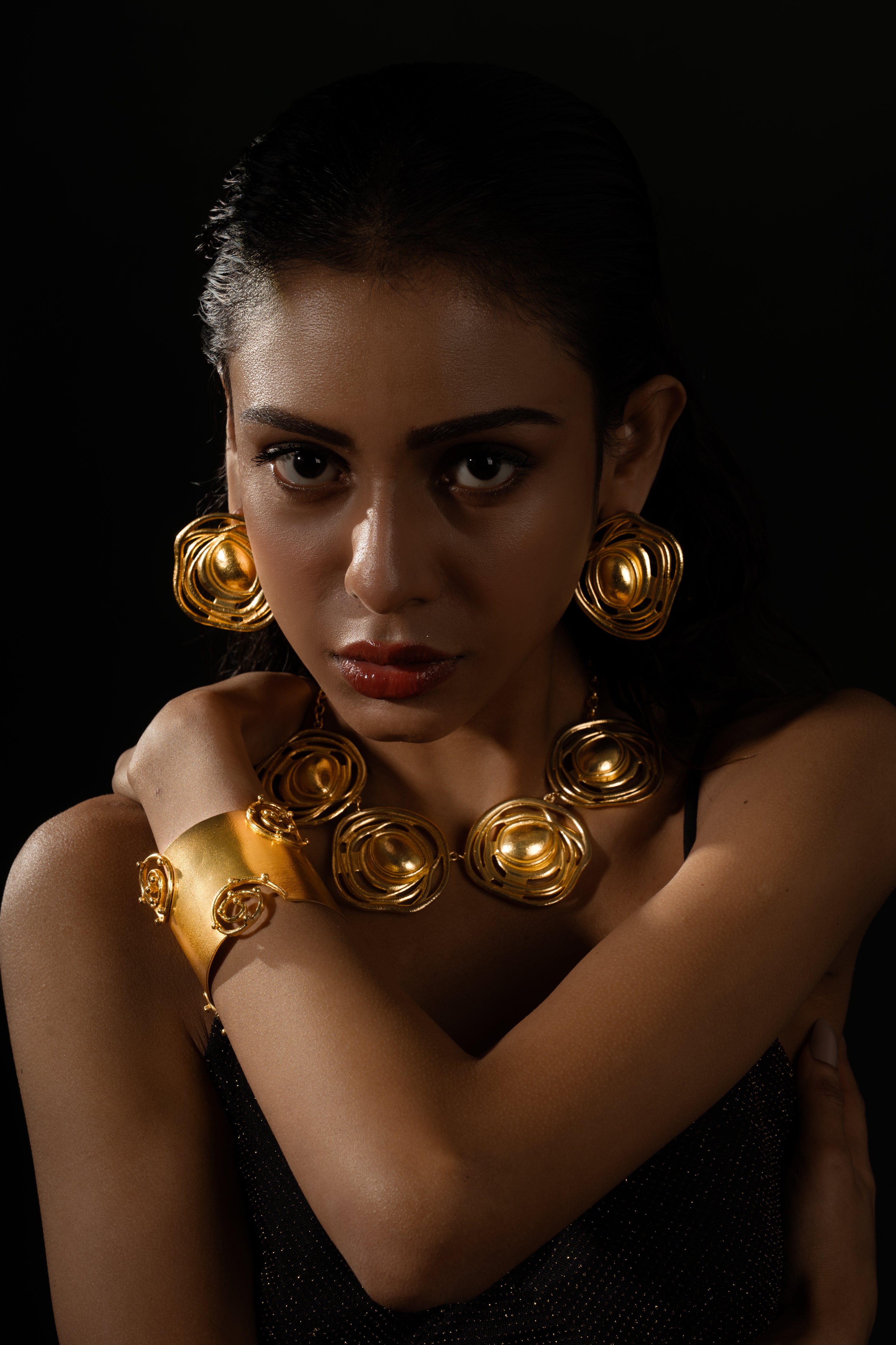 Statement Gold Plated Necklace