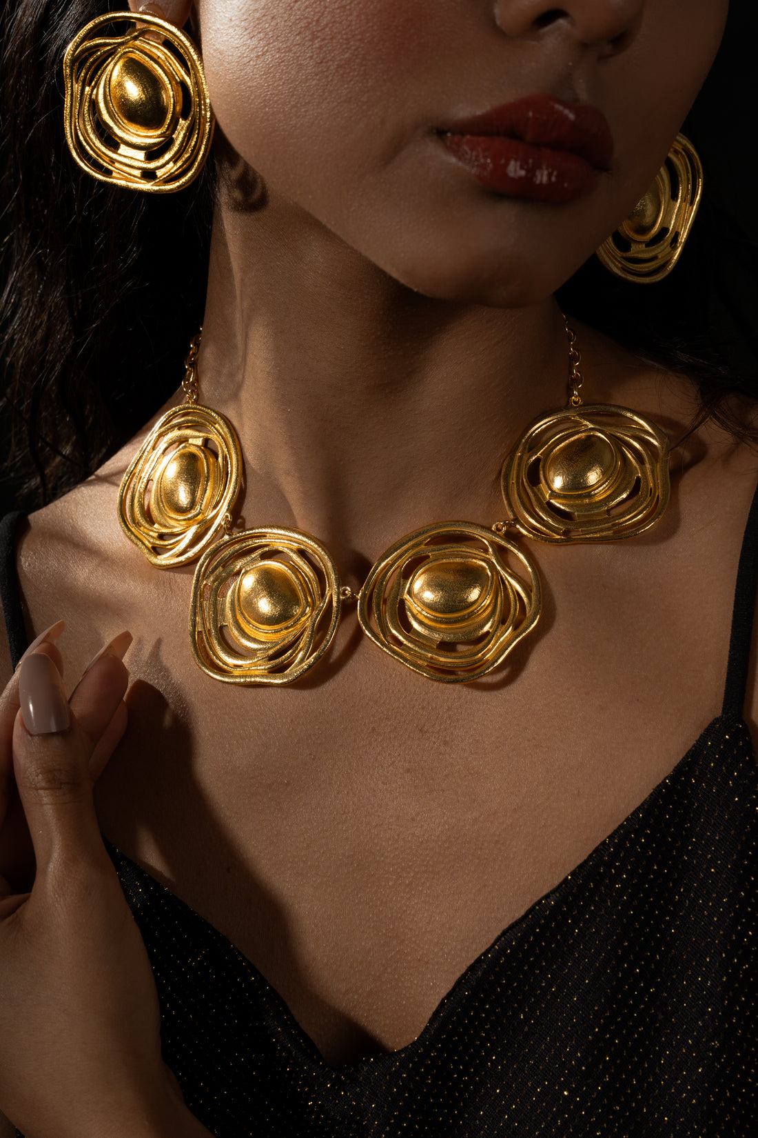 Statement Gold Plated Necklace