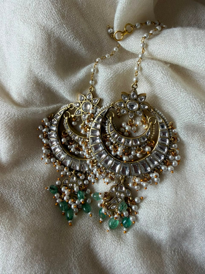 Pachi Jadau Kundan Earring