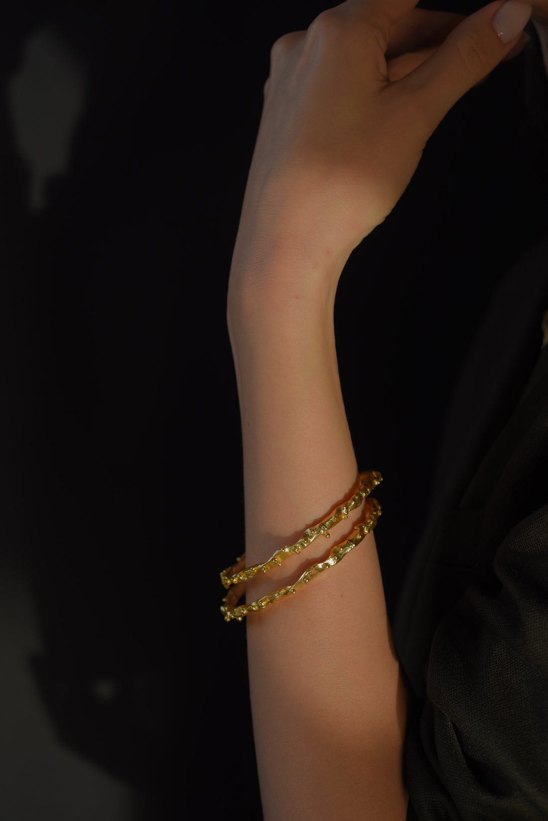 Best dotted Adjustable open cuff bangle for women in Ahmedabad. Shop now.